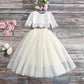 Girls Lace Top and Long Skirt Summer Outfit Set