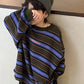 Boys Striped Long Sleeve T-Shirt - Loose Spring Autumn Top