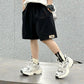 Kids Quick-Dry Cotton Loose Shorts - Korean Five-Quarter Style