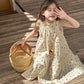 Girls Polka Dot Skirt Vest Dress - Casual Summer Outfit