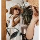Girls Solid Suspender Summer Dress - Pocket Casual Style