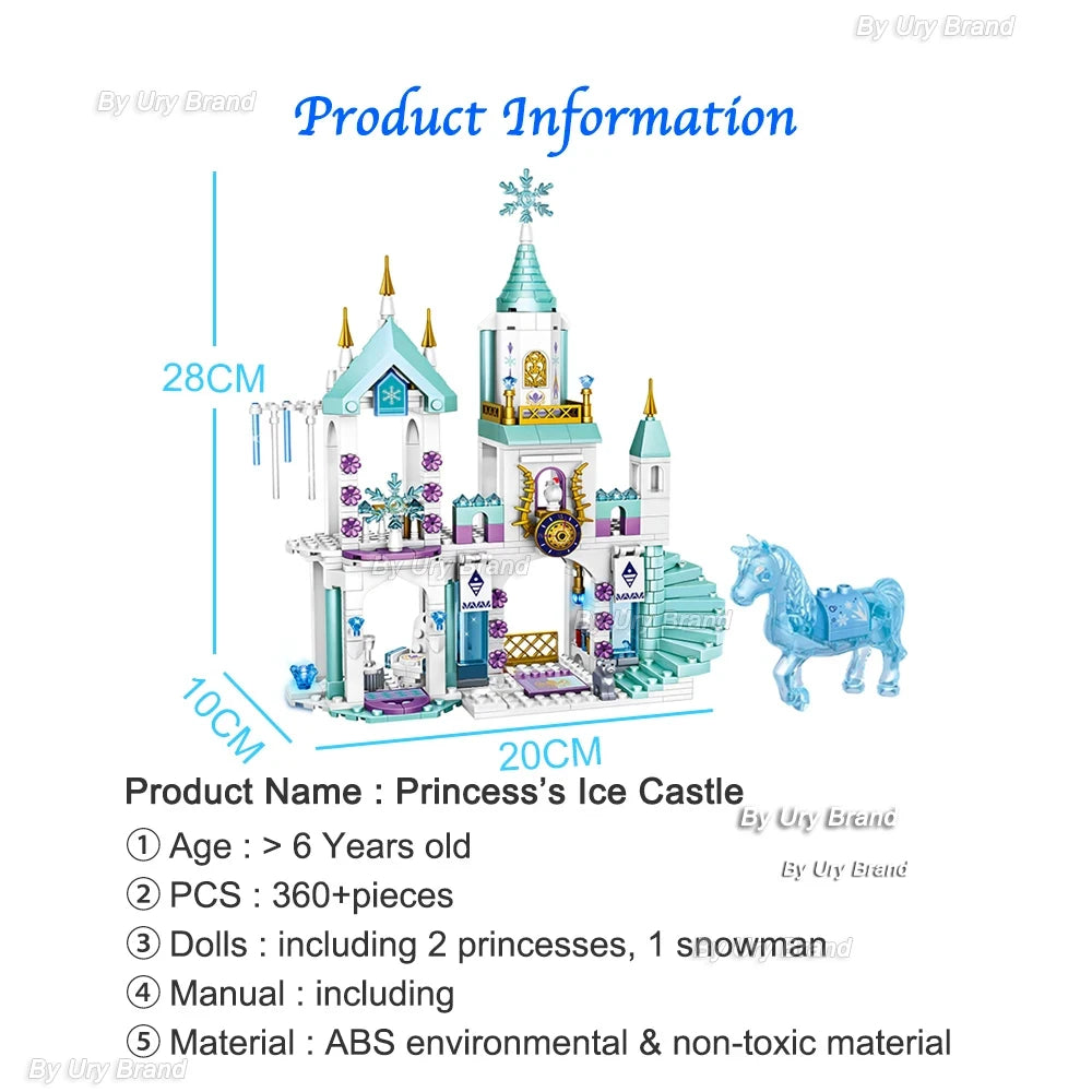 Princess Castle Building Blocks Play Set