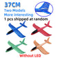 Foam Plane Glider Toy - 33/50CM Hand Throw Outdoor Airplane