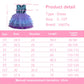 Girls Mermaid Print Sleeveless Tutu Dress - Summer Party