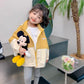 Girls Spliced Zipper Hooded Jacket - Spring Autumn Windbreaker