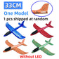 Foam Plane Glider Toy - 33/50CM Hand Throw Outdoor Airplane