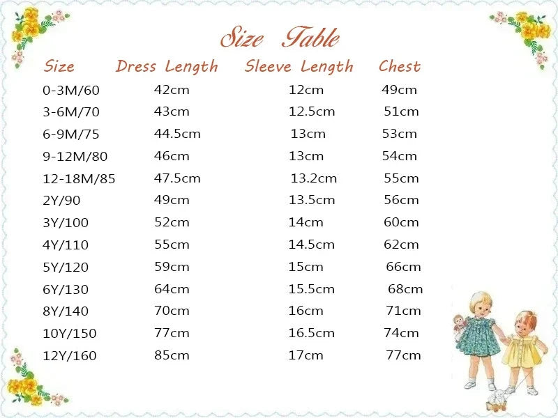 Baby Girls Vintage Lolita Ball Gown Dress - Birthday Party