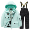 Kids Waterproof Windproof Ski Suit - Warm Snow Play Coat