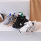 Kids Thick Sole Mesh Sneakers - Anti-Slip Sports Shoes