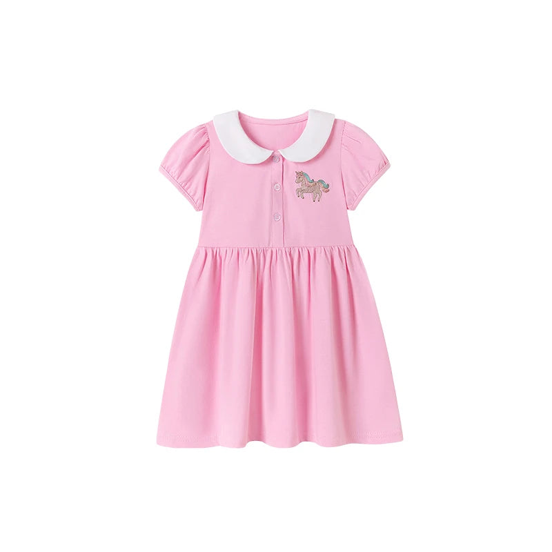 Baby Girls Cotton Summer Dress - Lovely Toddler Style