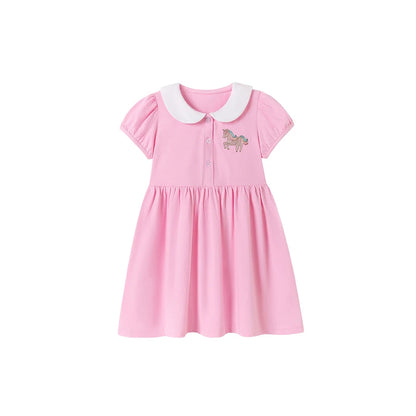 Baby Girls Cotton Summer Dress - Lovely Toddler Style