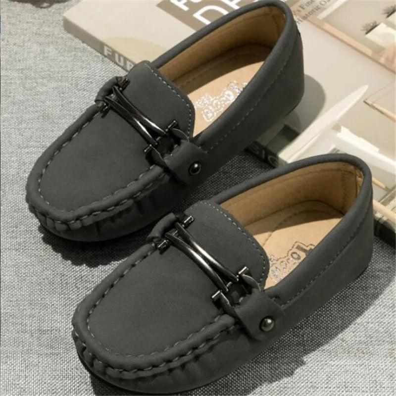 Kids Soft Slip-On Loafers - Casual Autumn Flats