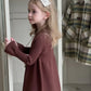 Girls Knitted Long Sweater Dress - Autumn Winter Style