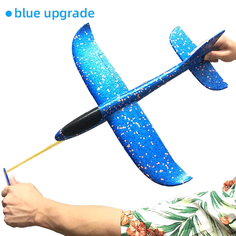Foam Plane Glider Toy - 33/50CM Hand Throw Outdoor Airplane