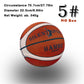 Silent Indoor Basketball With Cover - PU Foam Quiet Dribble Ball