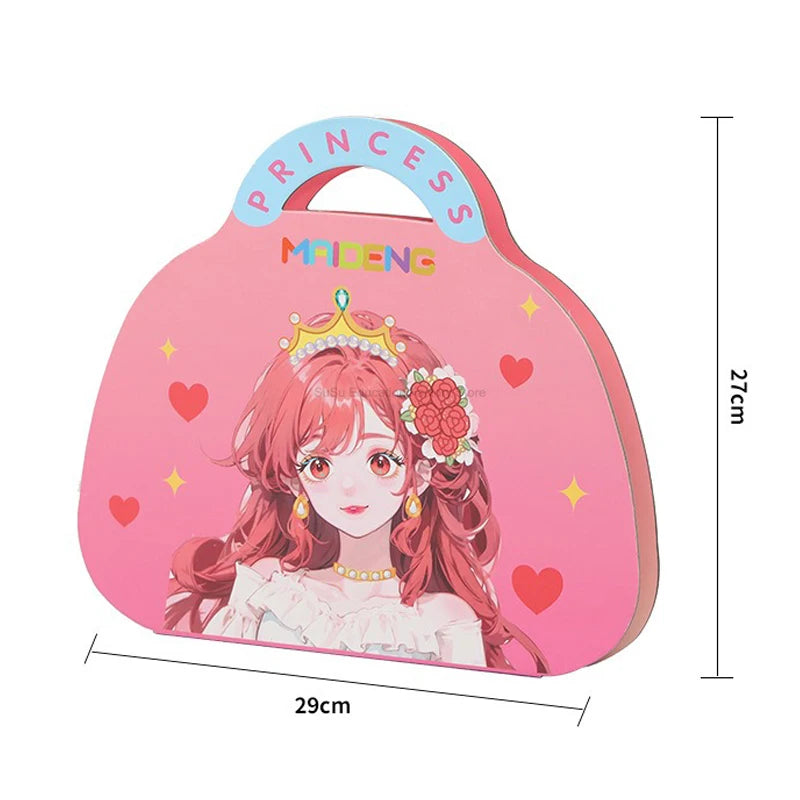 Princess DIY Makeup Coloring Art Set