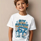 Kids Number Graphic T-Shirt - Loose Short Sleeve Summer Top