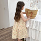 Girls Polka Dot Skirt Vest Dress - Casual Summer Outfit