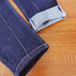 Boys Slim Straight Denim Jeans - Classic Elastic Waist Pants
