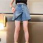 Girls Printed Casual Beach Denim Shorts
