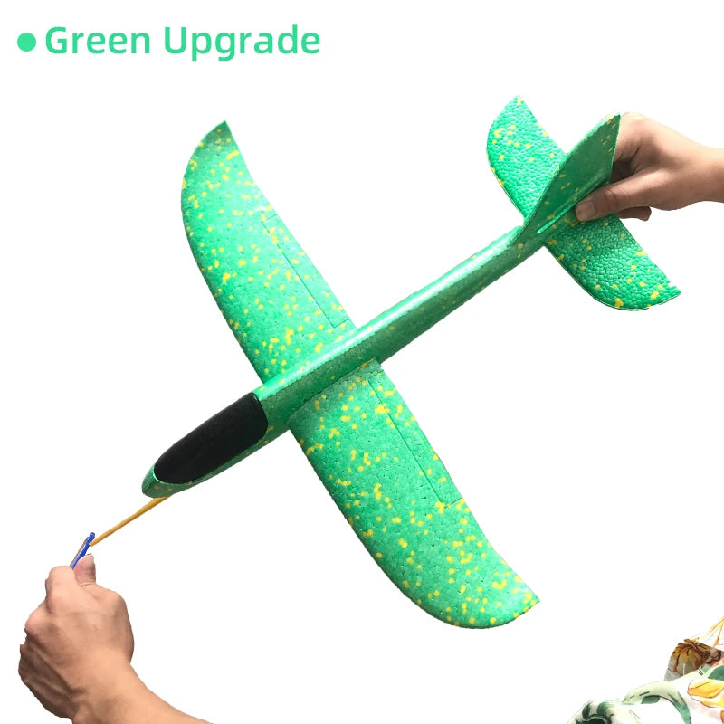 Foam Plane Glider Toy - 33/50CM Hand Throw Outdoor Airplane
