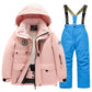 Kids Waterproof Windproof Ski Suit - Warm Snow Play Coat