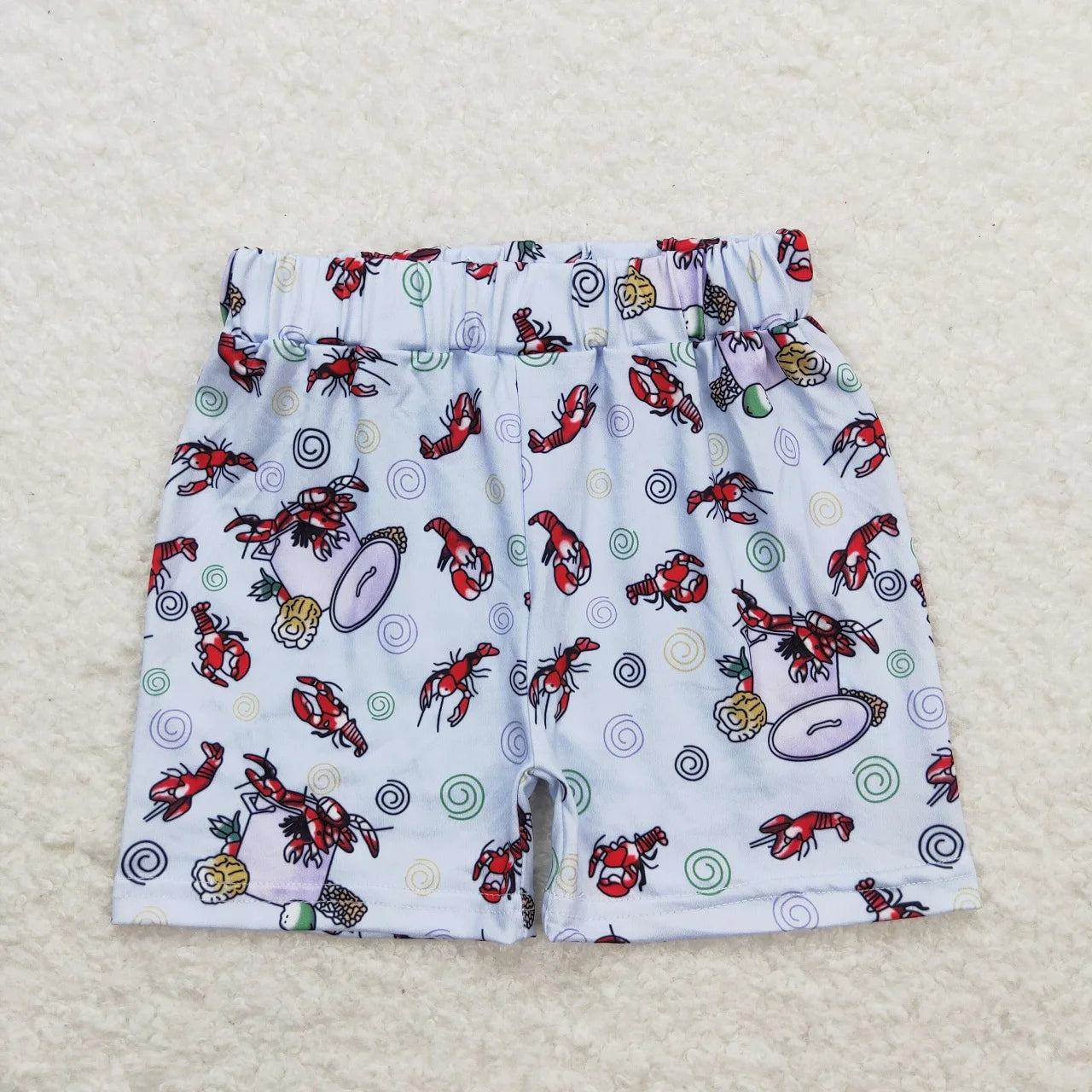 Toddler Boys Camo Pocket Shorts - Elastic Waist Summer Pant