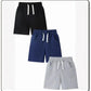 Boys 3-Pack Sweat Shorts - Drawstring Athletic Cotton Set