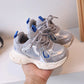 Kids Thick Sole Mesh Sneakers - Anti-Slip Sports Shoes