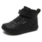 Kids Winter Barefoot Ankle Shoes - Wide Toe Faux Fur Lined Sneakers