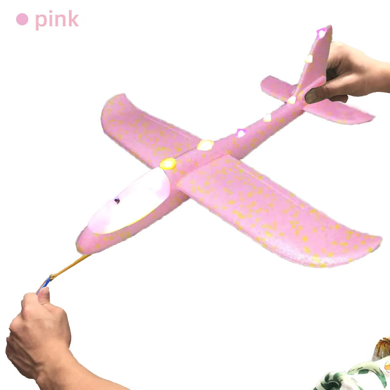 Foam Plane Glider Toy - 33/50CM Hand Throw Outdoor Airplane