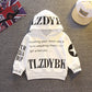 Kids Letter Hoodie Tracksuit - Two-Piece Active Clothing Set