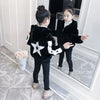 Girls Corduroy Hooded Winter Jacket - Plus Velvet Warm Coat