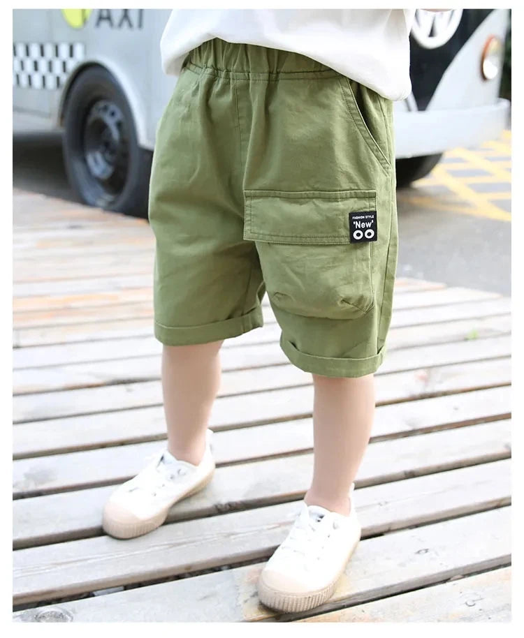 Boys Cotton Sports Shorts - Cool Summer Casual Style