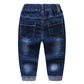 Boys Classic Denim Jeans - Slim Casual Bottoms for Kids