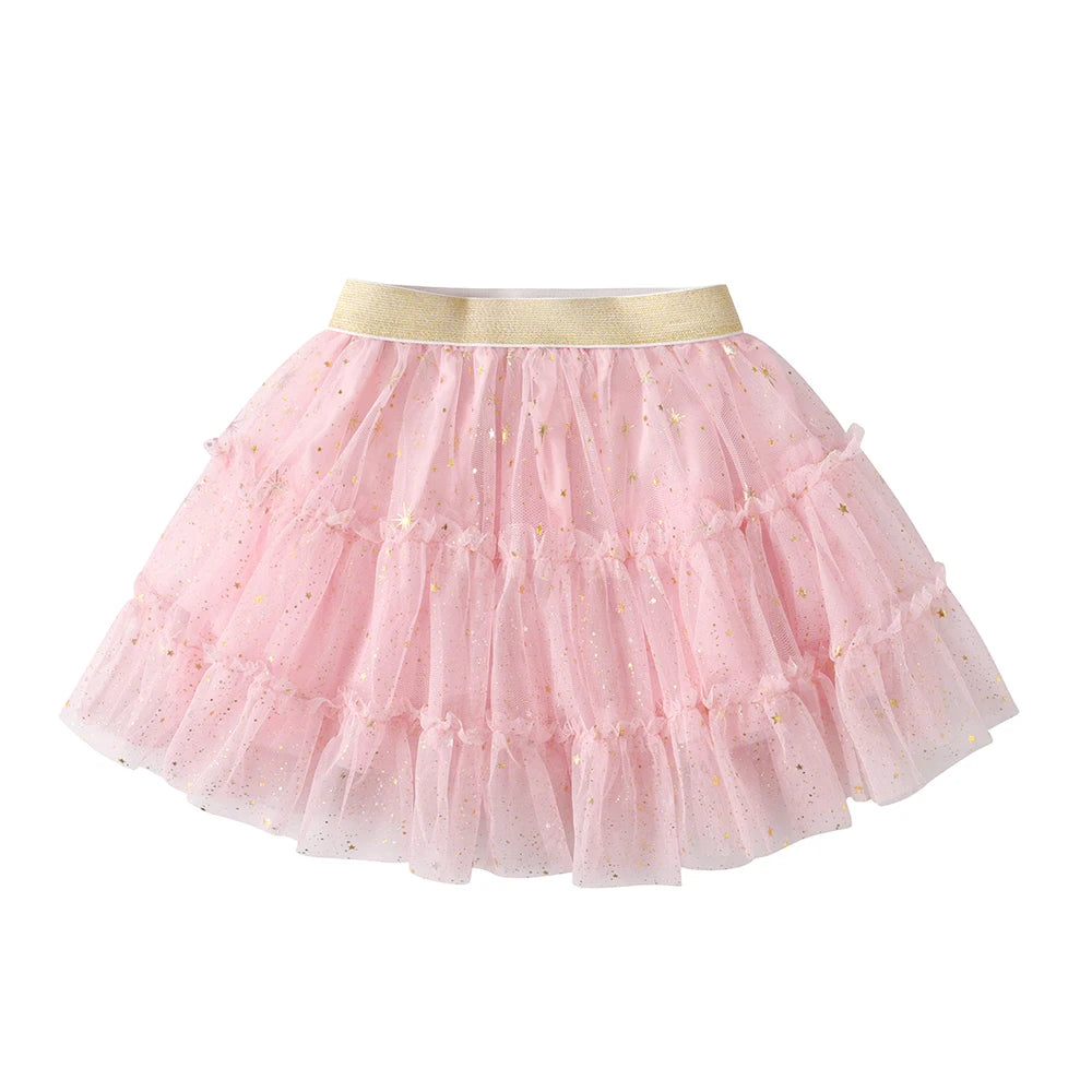 Girls Layered Mesh Ballet Tutu Skirt - Party Dance Style