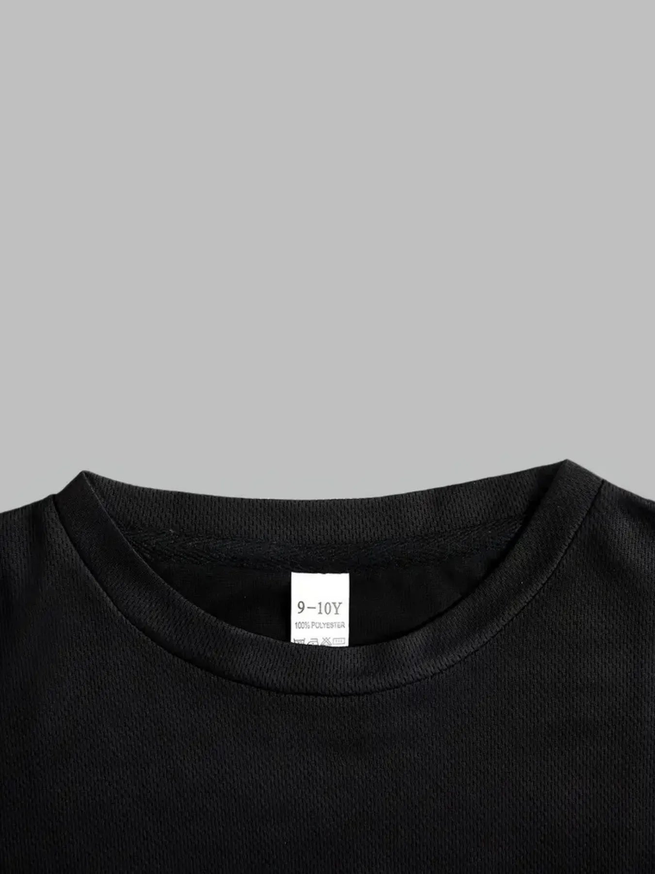 Kids Number Graphic T-Shirt - Loose Short Sleeve Summer Top