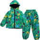 Kids Waterproof Hoodie Coat and Pants Set - Warm Rain Outfit