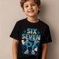 Kids Number Graphic T-Shirt - Loose Short Sleeve Summer Top