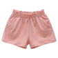 Girls Solid Cotton Casual Summer Shorts