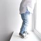 Boys Linen Cotton T-Shirt - Solid Short Sleeve Round Neck Top