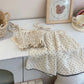 Girls Bubble Sleeve Shirt and Wide Leg Pants Set