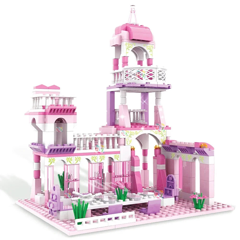 Princess Castle Building Blocks Play Set