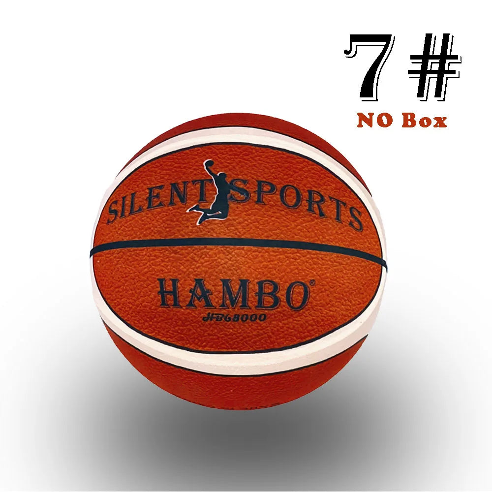 Silent Indoor Basketball With Cover - PU Foam Quiet Dribble Ball