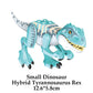 Jurassic Dinosaur Building Blocks Set - Raptor and T-Rex Figure Bricks
