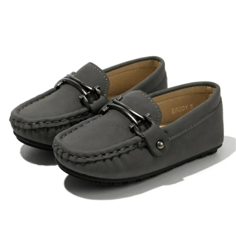Kids Soft Slip-On Loafers - Casual Autumn Flats