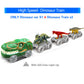 Dinosaur Flexible Race Track Set - Flash Light Car Educational Toy