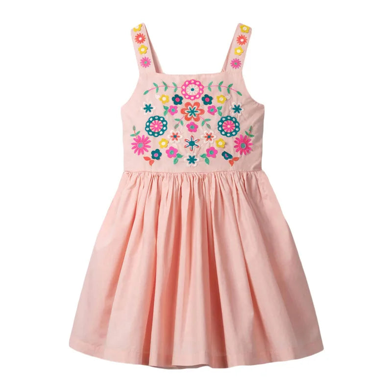 Baby Girls Cotton Summer Dress - Lovely Toddler Style