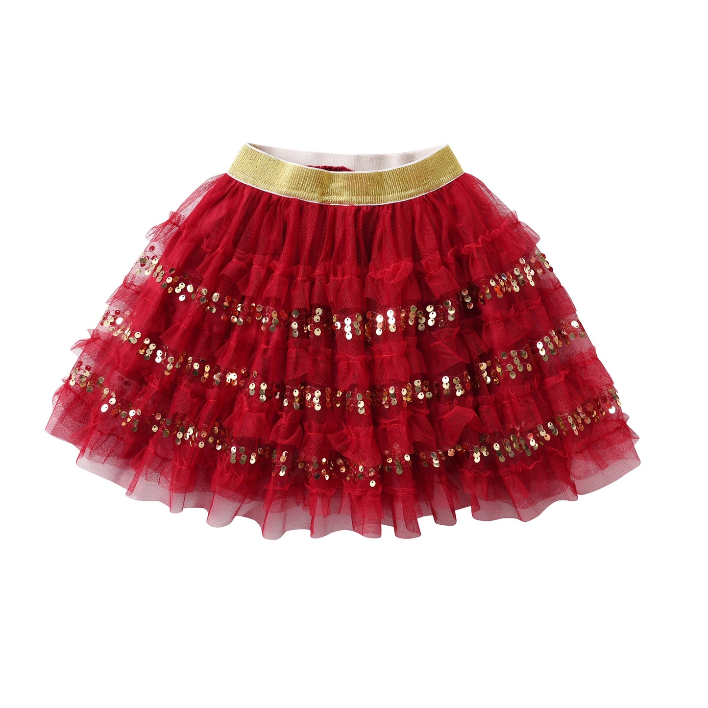 Girls Layered Mesh Ballet Tutu Skirt - Party Dance Style