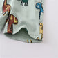 Boys Dinosaur Print Drawstring Shorts - 2-7T Summer Trousers